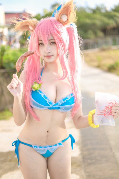 [毛毛喵 momocat] Tamamo no Mae Ver.Swimsuit