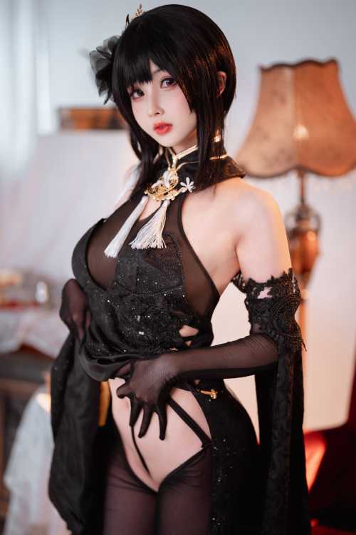 Rioko凉凉子 Cosplay 黑白镇海双人