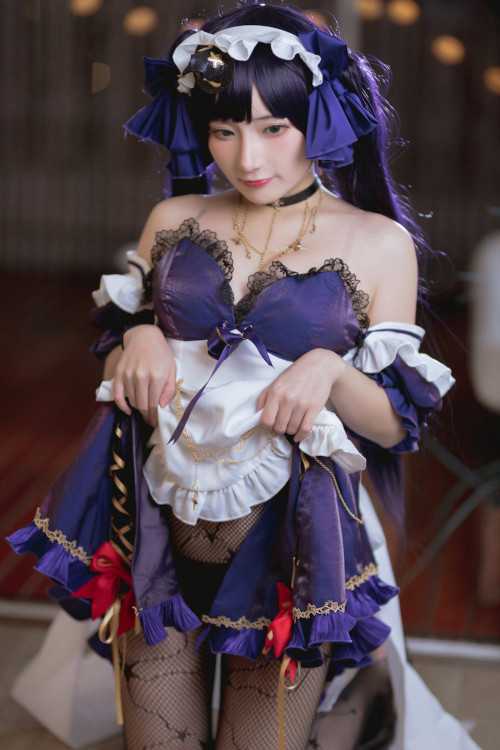 Cosplay 是三不是世 原神莫娜女仆