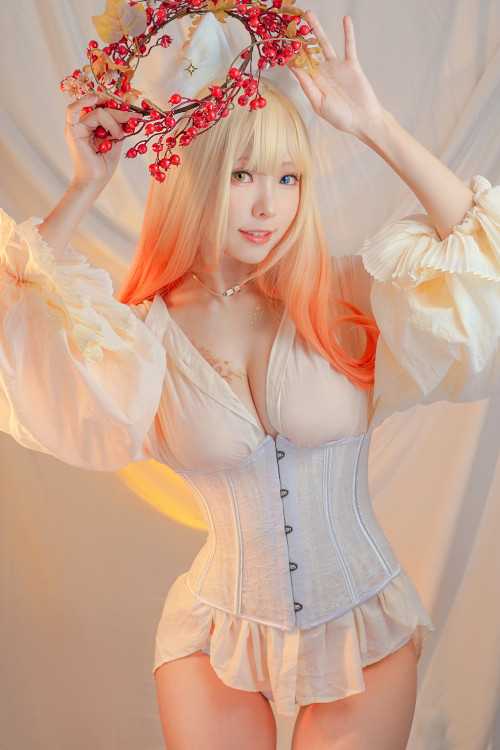 Cosplay ElyEE子 Cat魔女與貓