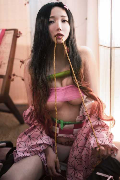Son Yeeun 손예은, BLUECAKE &#8216;Pink Oni&#8217; Set.01